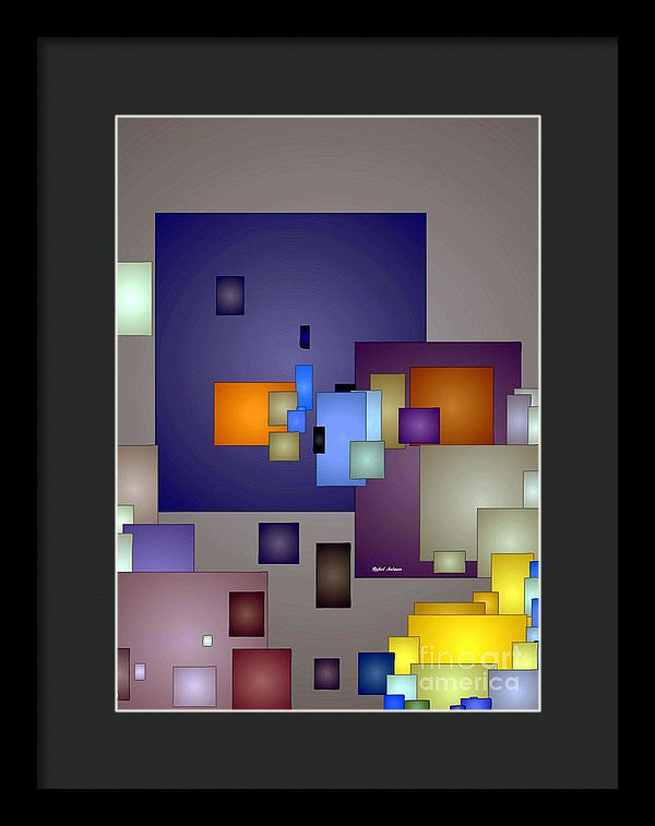 Framed Print - Geometric Nightlife