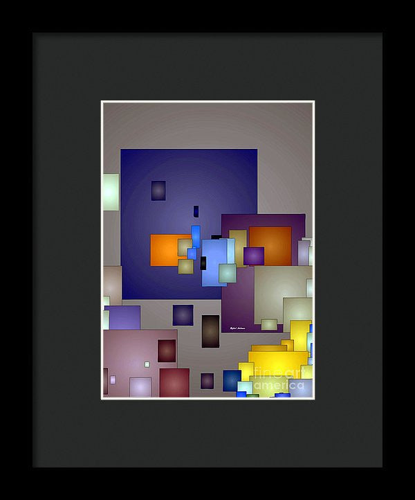 Framed Print - Geometric Nightlife