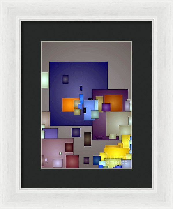 Framed Print - Geometric Nightlife