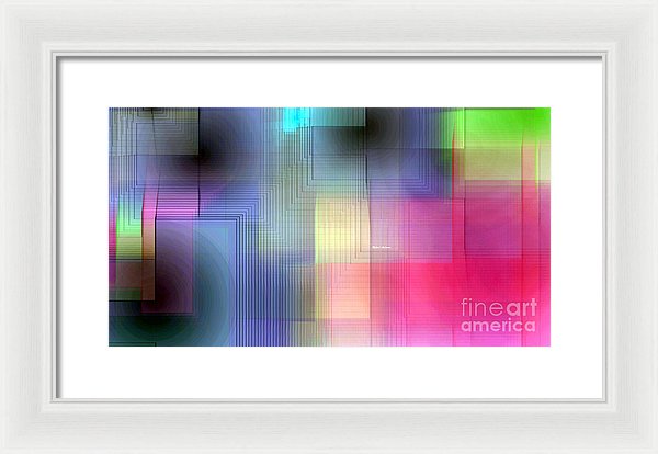 Geometric Patterns 1684 - Framed Print