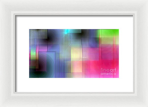 Geometric Patterns 1684 - Framed Print