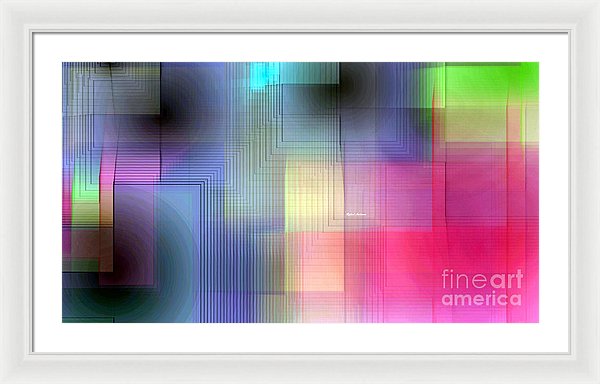 Geometric Patterns 1684 - Framed Print