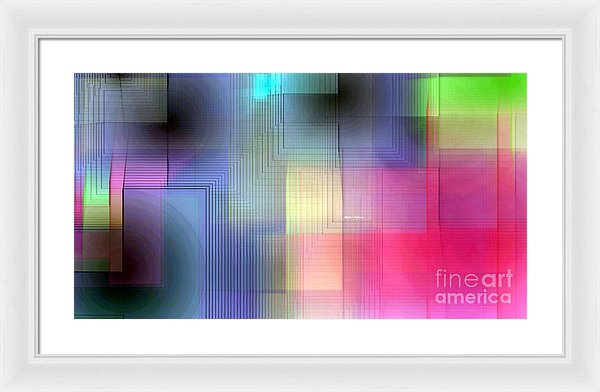 Geometric Patterns 1684 - Framed Print