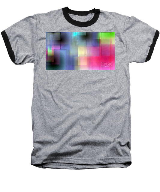 Geometric Patterns 1684 - Baseball T-Shirt