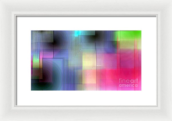 Geometric Patterns 1684 - Framed Print