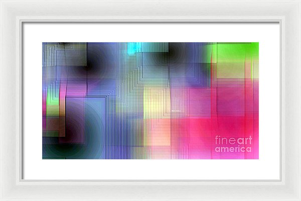 Geometric Patterns 1684 - Framed Print