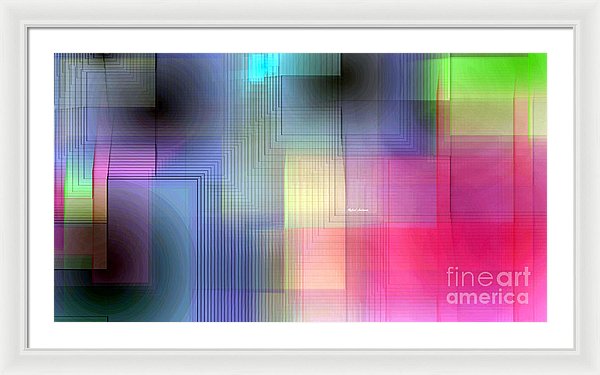 Geometric Patterns 1684 - Framed Print