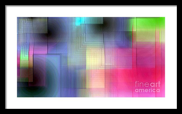 Geometric Patterns 1684 - Framed Print