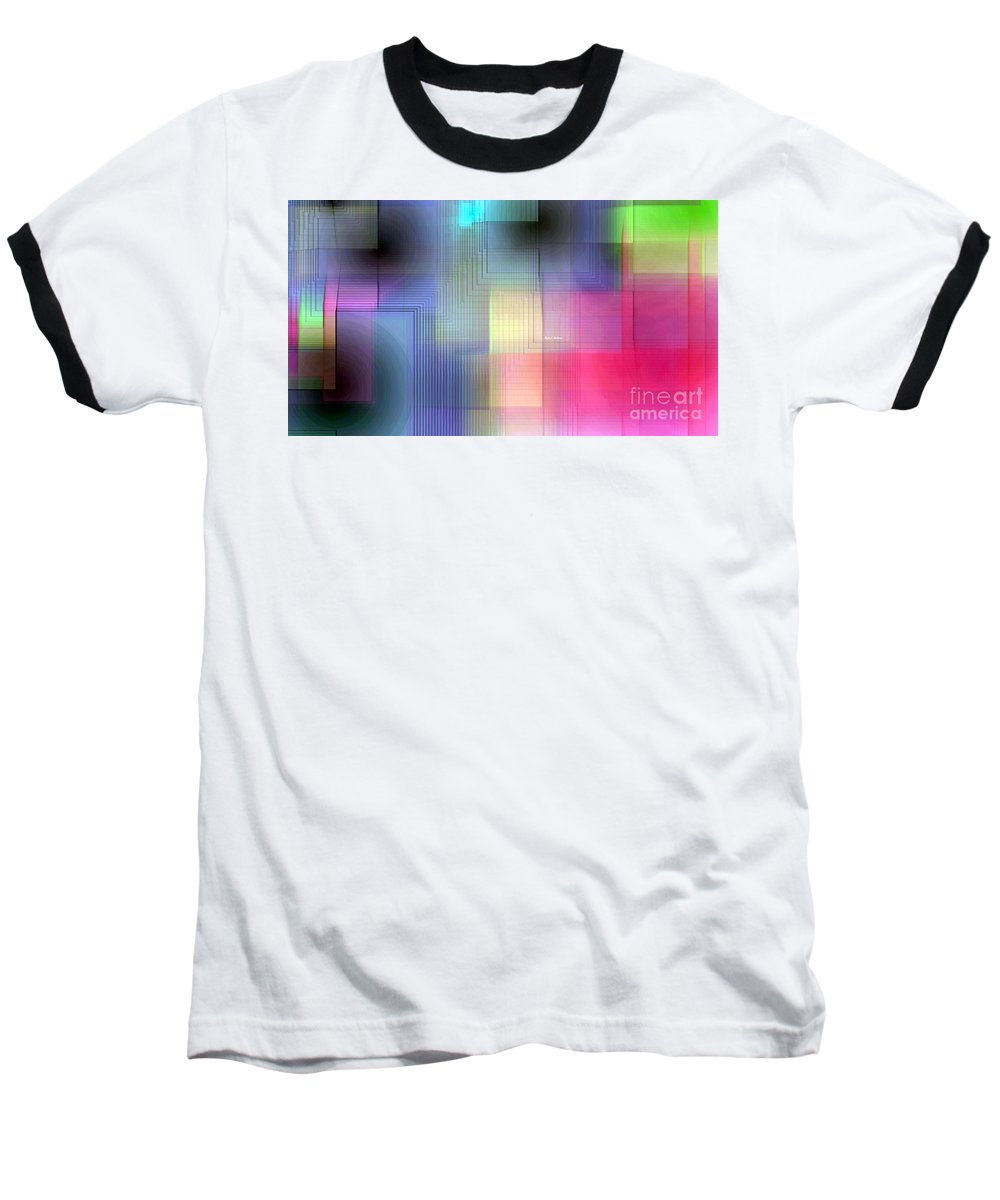 Geometric Patterns 1684 - Baseball T-Shirt