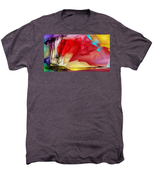 Geometric Rainbow - Men's Premium T-Shirt