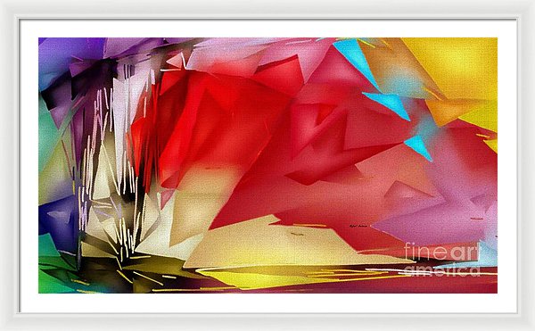 Geometric Rainbow - Framed Print