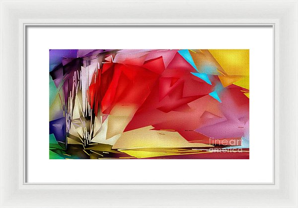 Geometric Rainbow - Framed Print