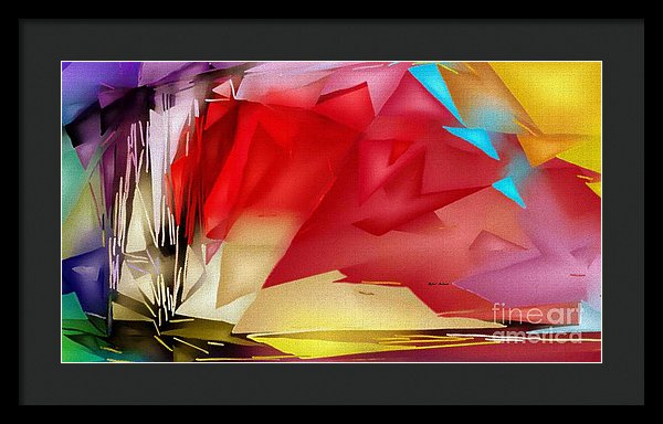 Geometric Rainbow - Framed Print