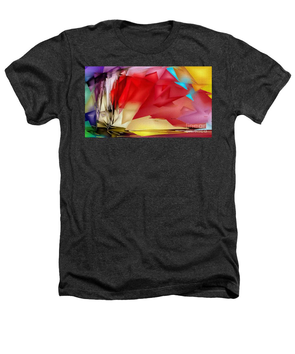 Geometric Rainbow - Heathers T-Shirt