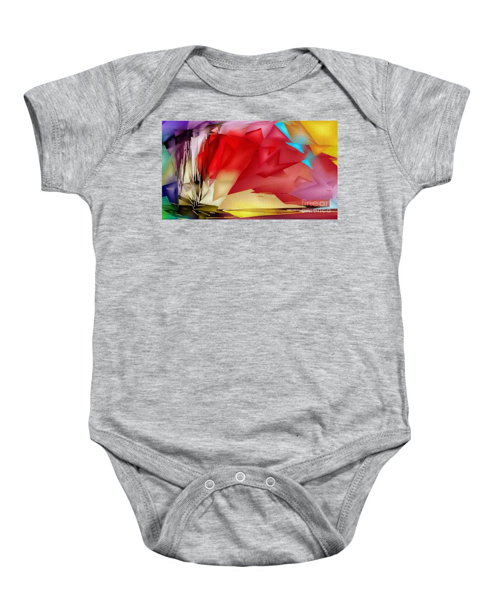 Geometric Rainbow - Baby Onesie
