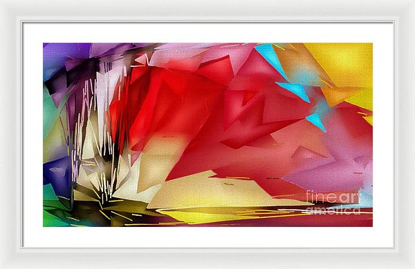 Geometric Rainbow - Framed Print