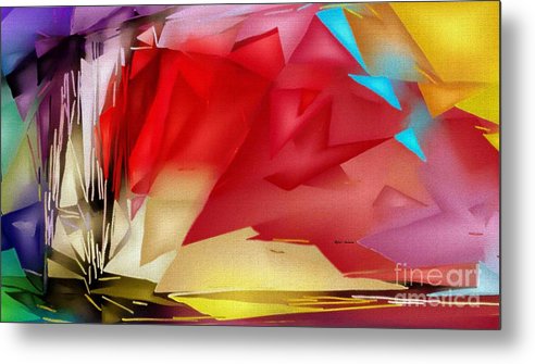 Geometric Rainbow - Metal Print