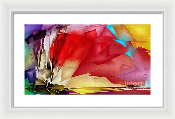 Geometric Rainbow - Framed Print