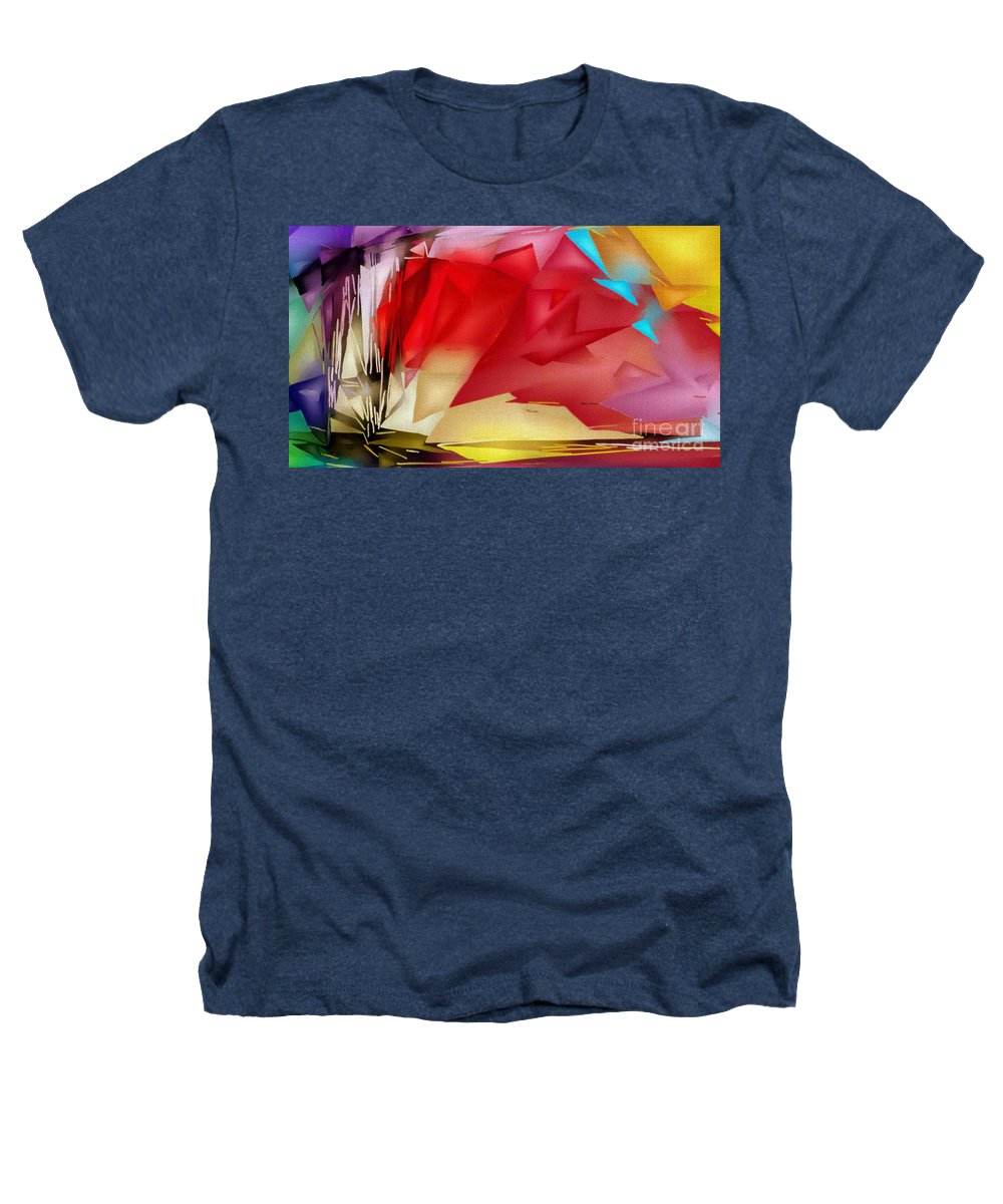 Geometric Rainbow - Heathers T-Shirt