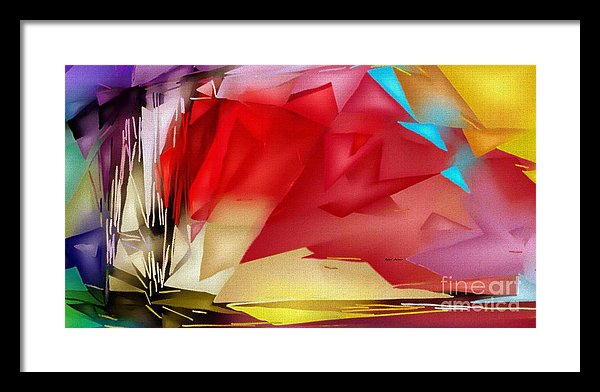 Geometric Rainbow - Framed Print