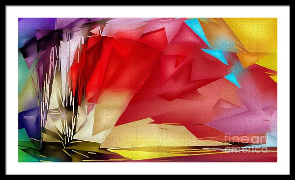 Geometric Rainbow - Framed Print