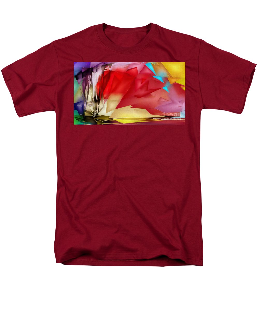 Geometric Rainbow - Men's T-Shirt  (Regular Fit)