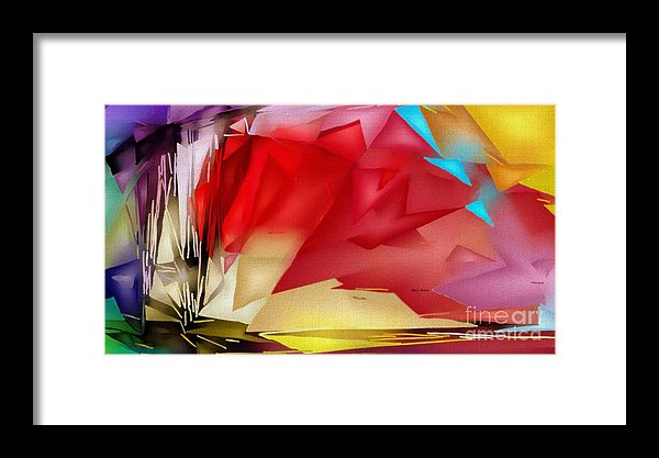 Geometric Rainbow - Framed Print