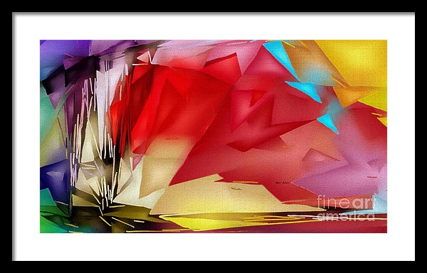 Geometric Rainbow - Framed Print