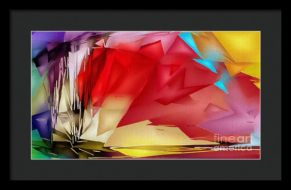 Geometric Rainbow - Framed Print