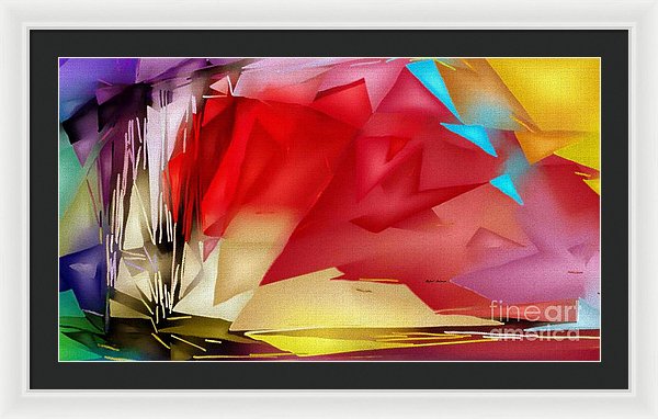 Geometric Rainbow - Framed Print