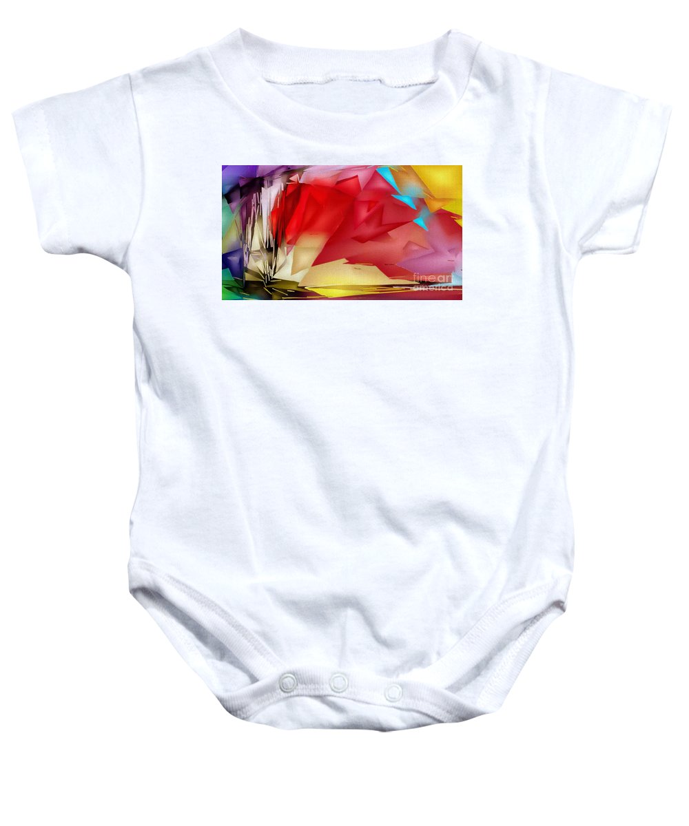 Geometric Rainbow - Baby Onesie