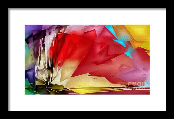 Geometric Rainbow - Framed Print