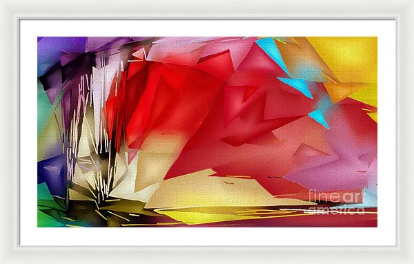 Geometric Rainbow - Framed Print