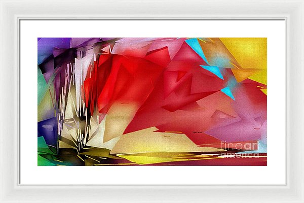 Geometric Rainbow - Framed Print