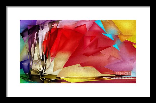 Geometric Rainbow - Framed Print