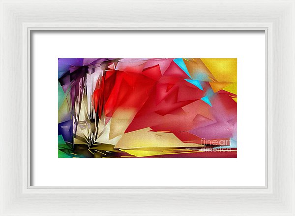 Geometric Rainbow - Framed Print