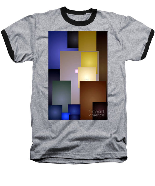 Baseball T-Shirt - Geometric Squares