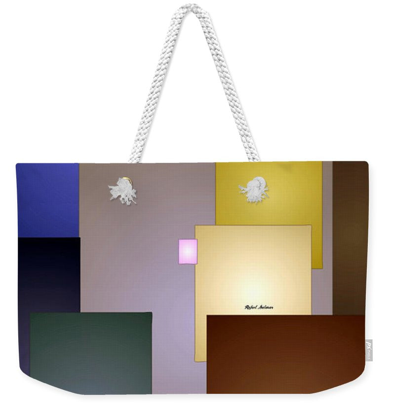 Weekender Tote Bag - Geometric Squares