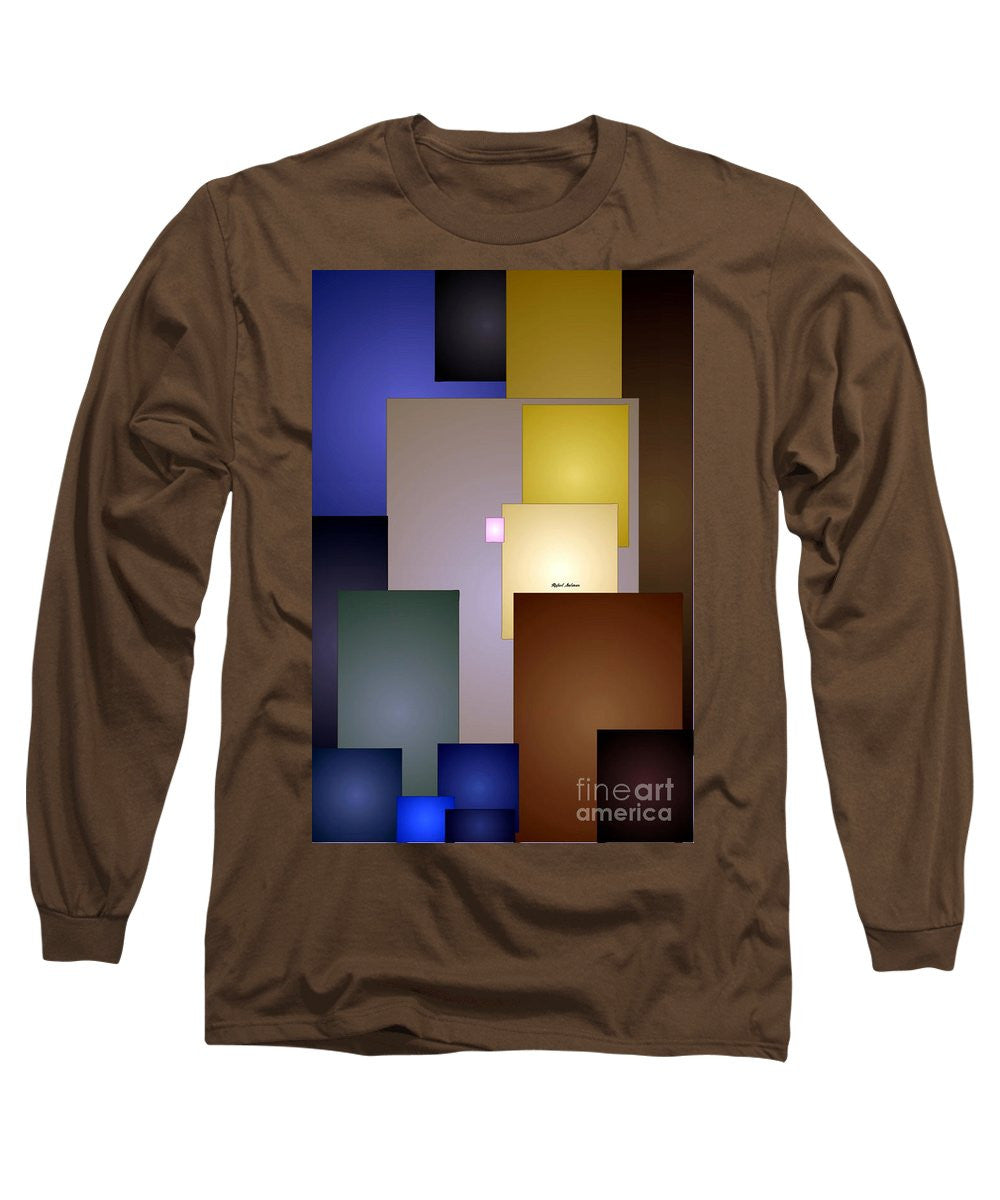 Long Sleeve T-Shirt - Geometric Squares