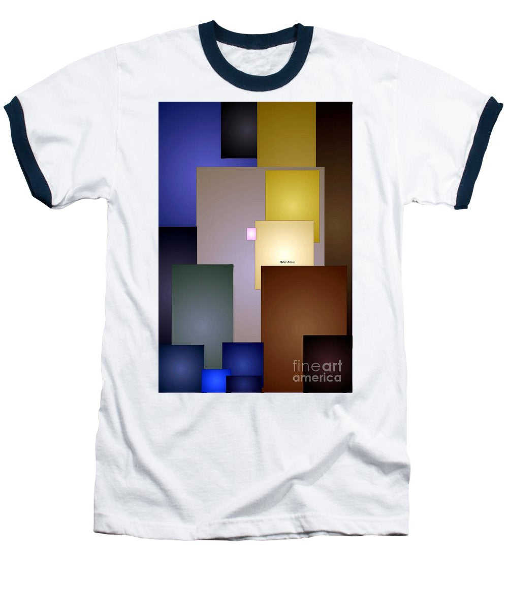 Baseball T-Shirt - Geometric Squares