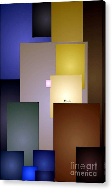 Acrylic Print - Geometric Squares