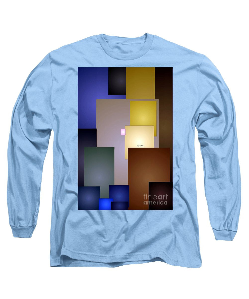 Long Sleeve T-Shirt - Geometric Squares