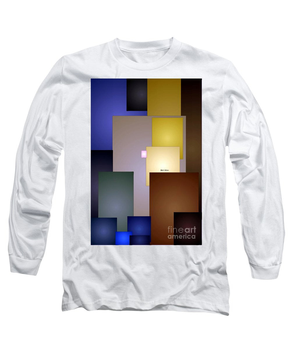 Long Sleeve T-Shirt - Geometric Squares