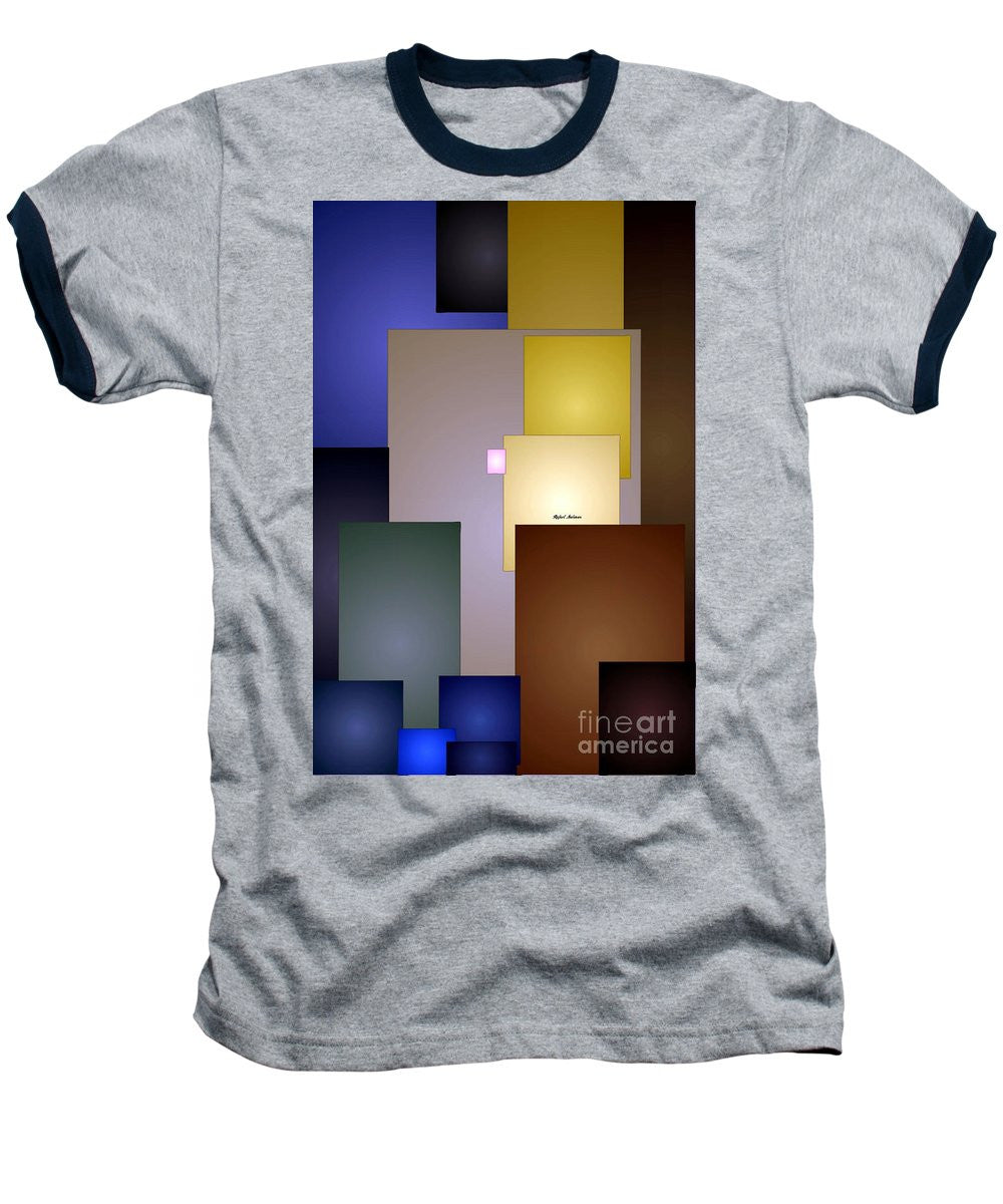 Baseball T-Shirt - Geometric Squares