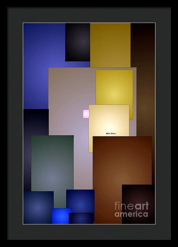 Framed Print - Geometric Squares