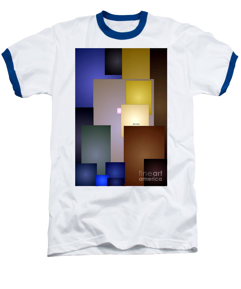 Baseball T-Shirt - Geometric Squares