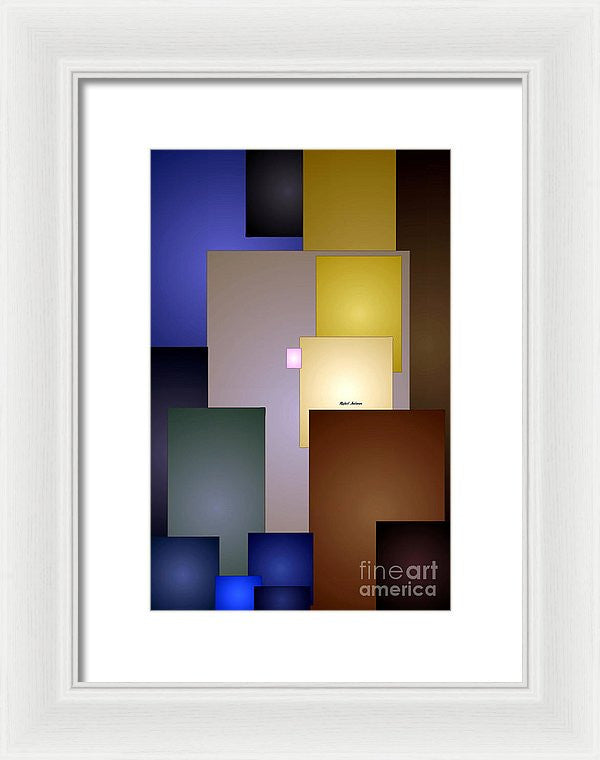 Framed Print - Geometric Squares