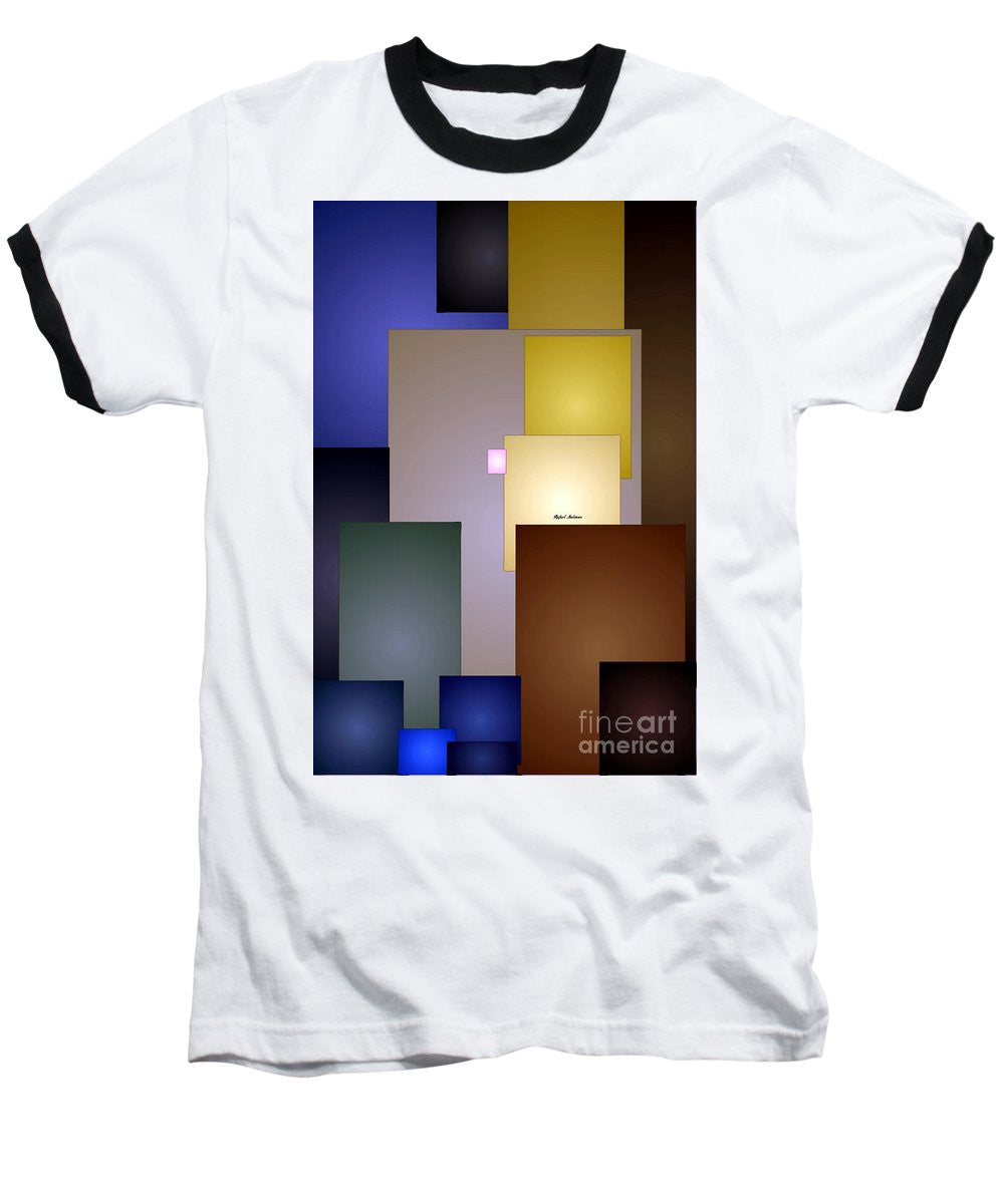 Baseball T-Shirt - Geometric Squares