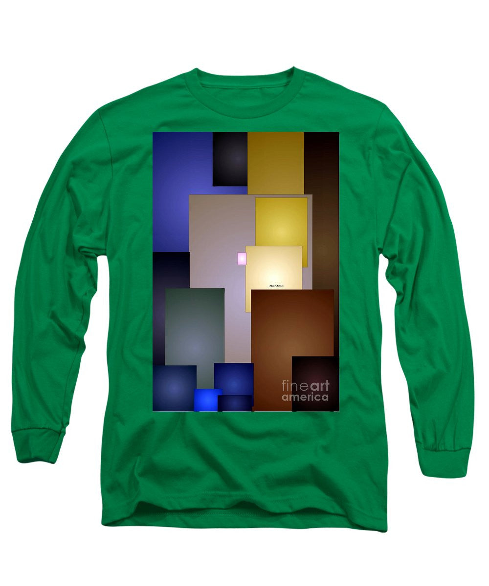 Long Sleeve T-Shirt - Geometric Squares