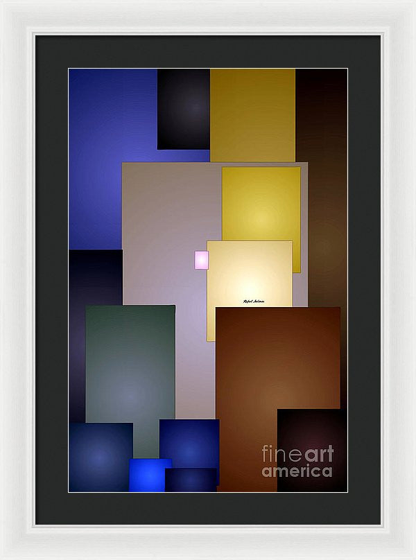 Framed Print - Geometric Squares